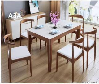 T08高级长方桌，胡桃色  1.35米带炉一桌四椅650元，现货11套。 - 福州28生活网 fz.28life.com